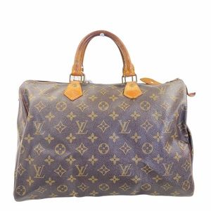 Louis Vuitton Satchel bag Speedy 35 brown monogram